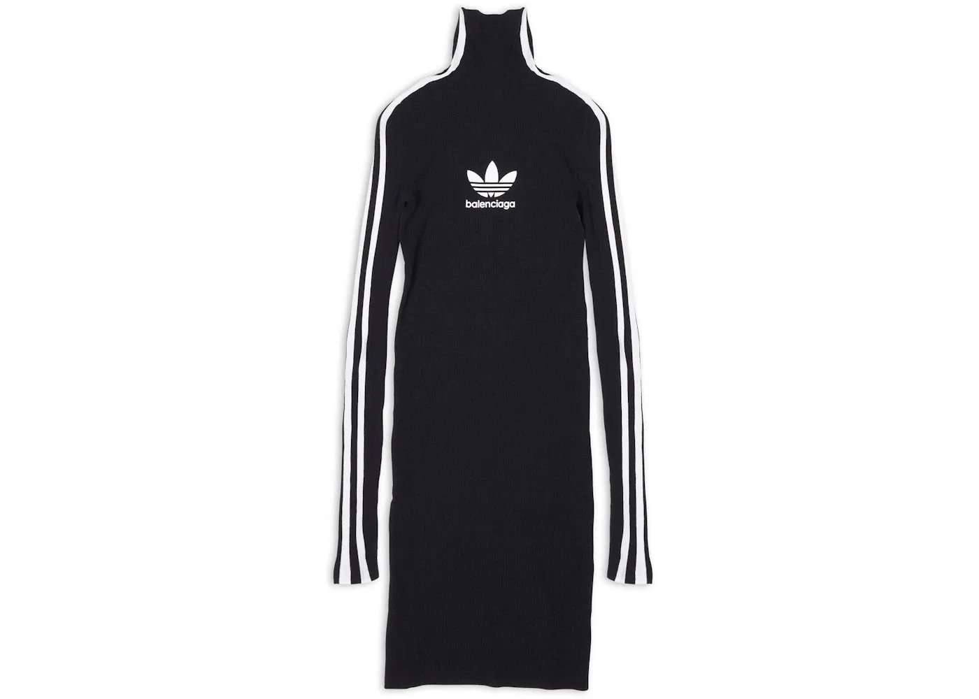 Женское платье с принтом Balenciaga x Adidas Athletic Dress, Black