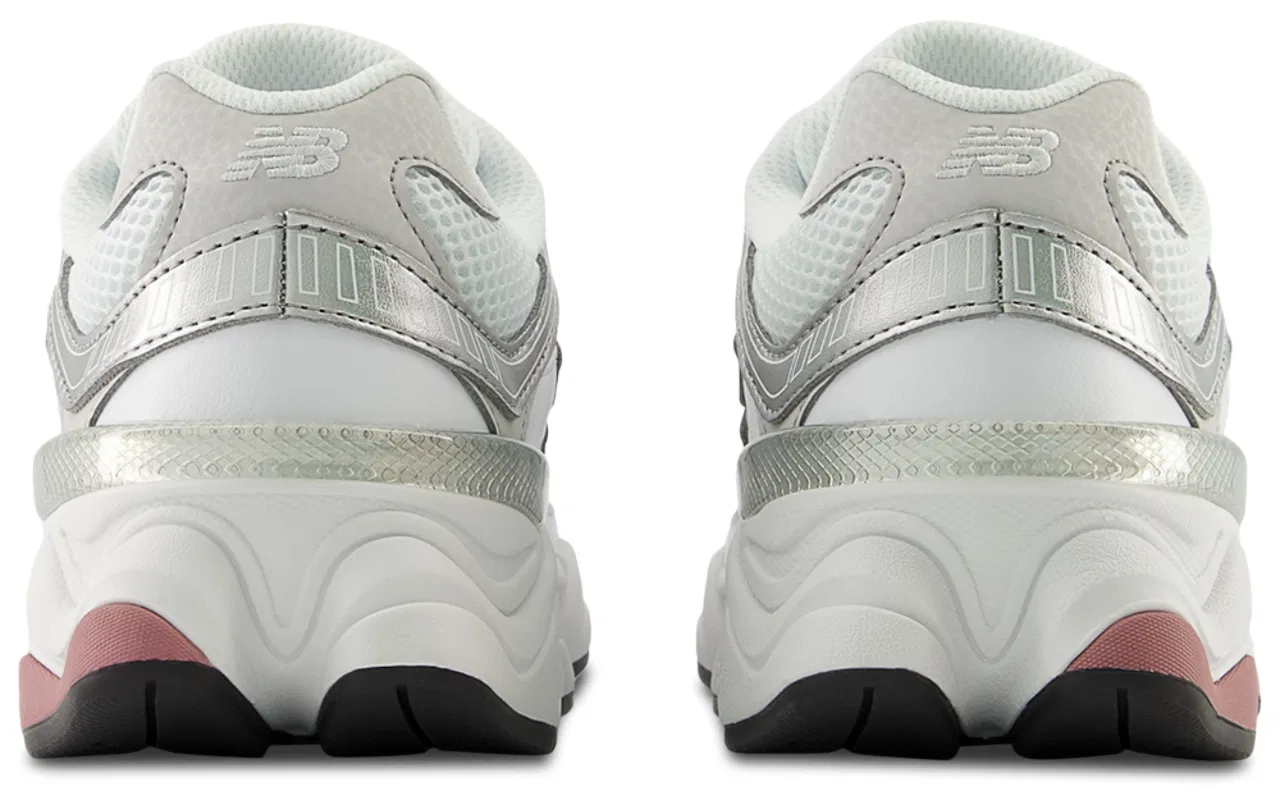 Кроссовки для девочек 9060 New Balance, белый/розовый — фото 3