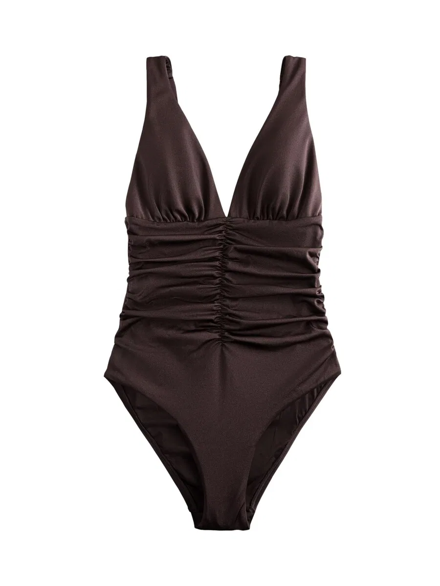 Купальник Next Triangle Shaping Swimsuit коричневого цвета