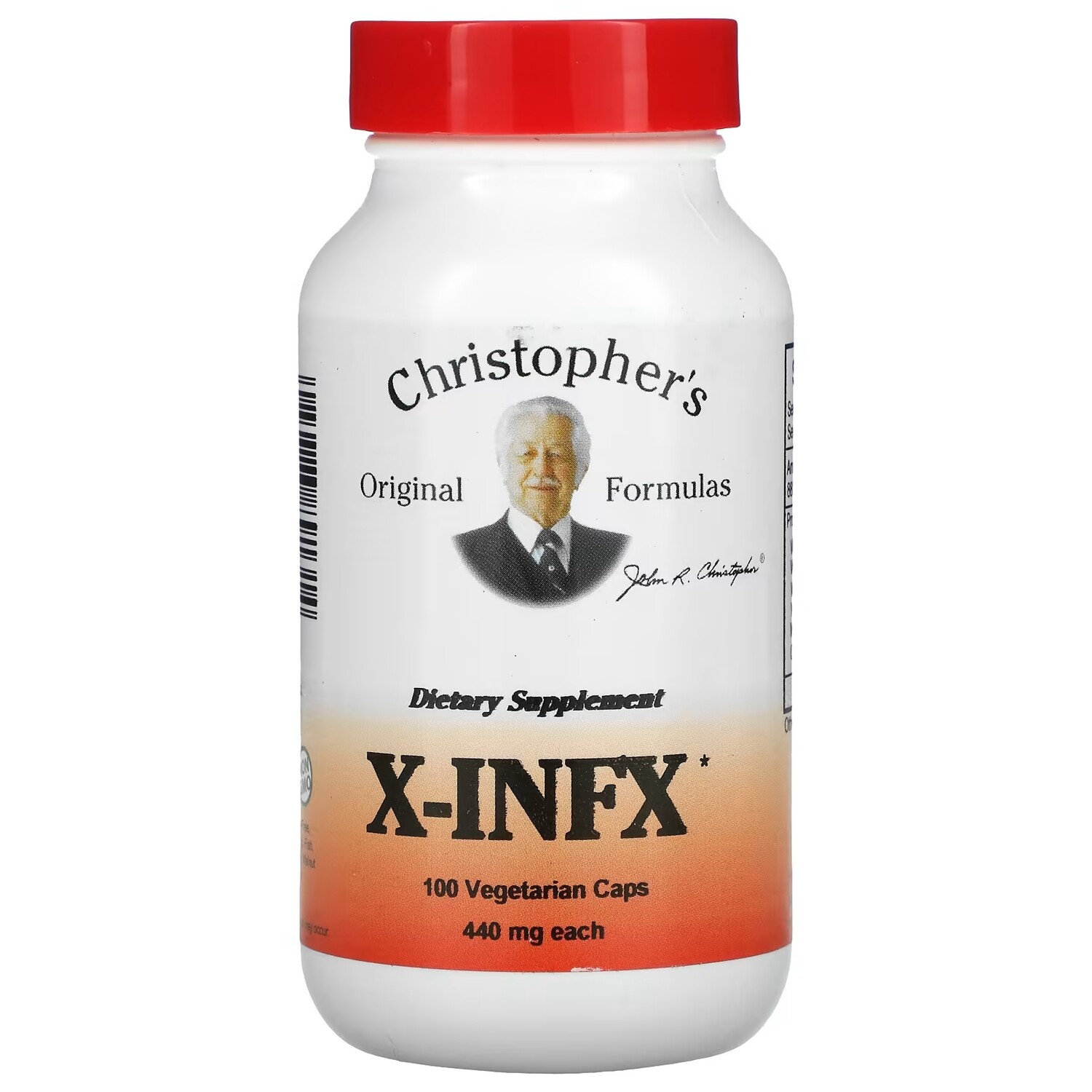 

Christopher's Original Formulas X-INFX 440 мг, 100 вегетарианских капсул