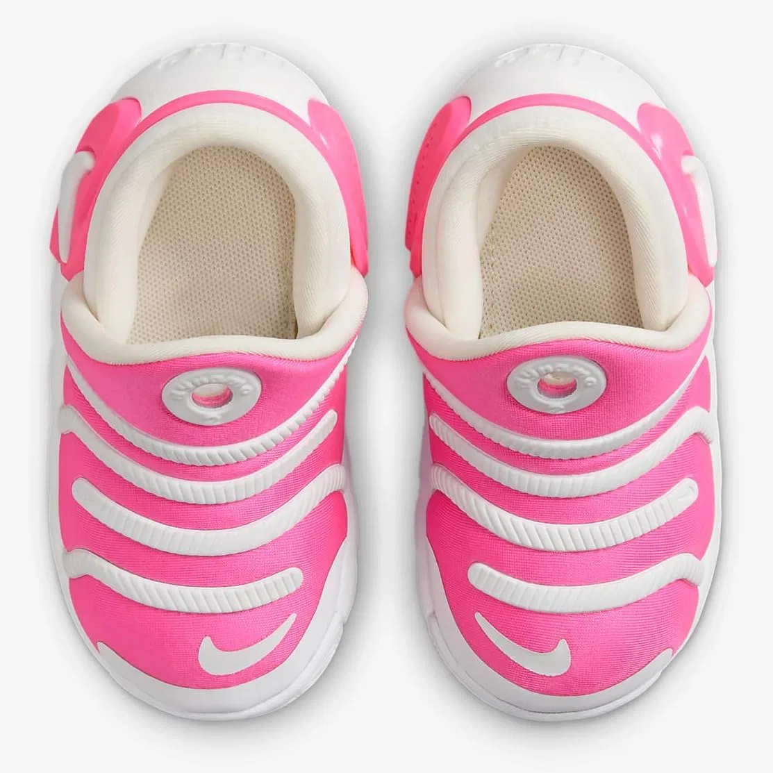 Детские кроссовки для мальчиков с системой EasyOn Nike Dynamo 2, Laser Fuchsia/White/Summit White — фото 2