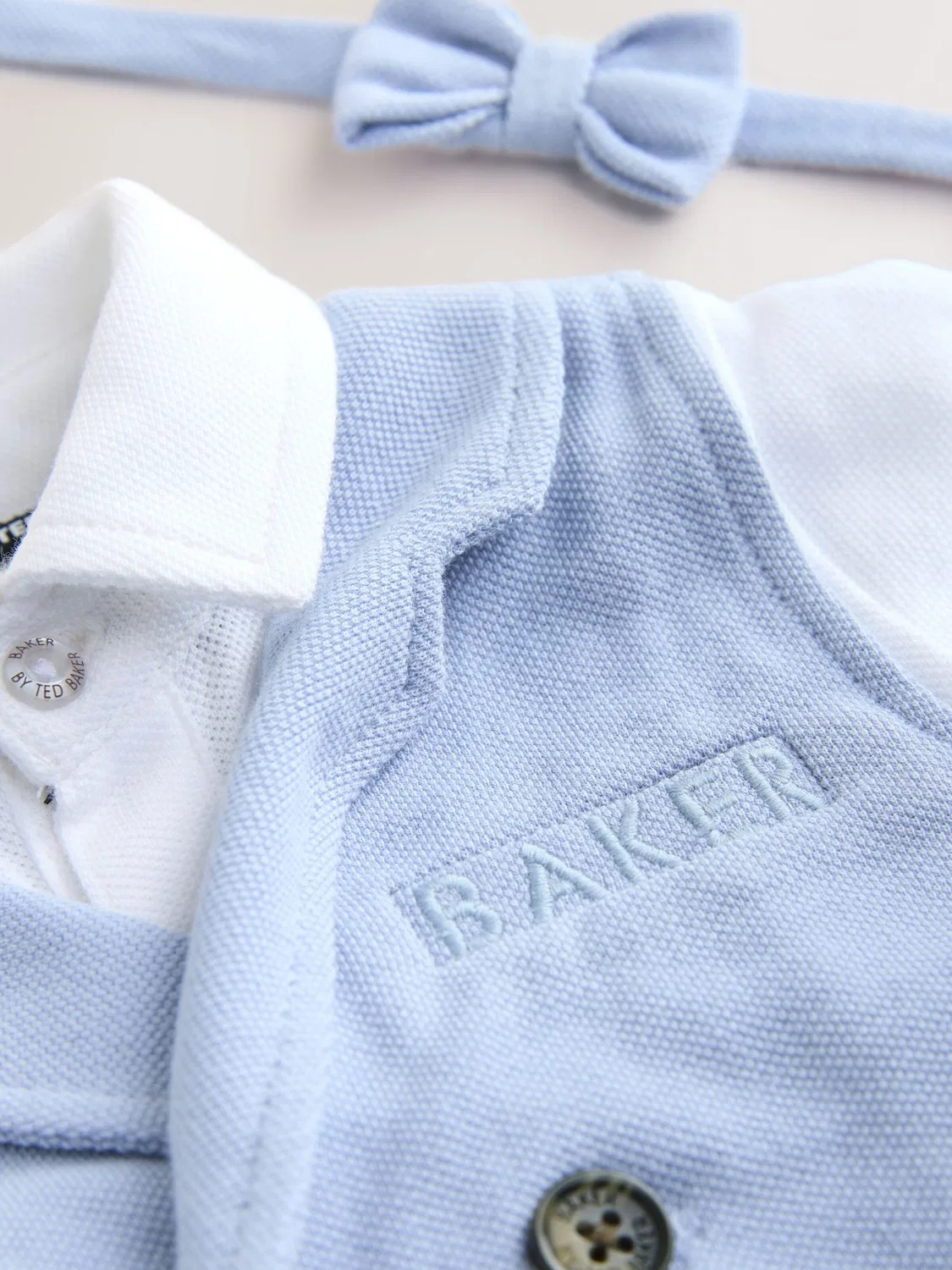 Комбинезон Baker by Ted Baker темно-синий, светло-голубой — фото 3