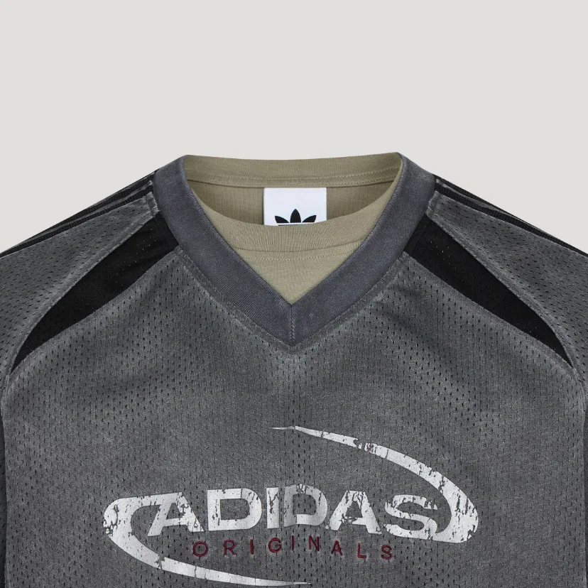 Мужская футболка с круглым вырезом Adidas Originals, Dark Gray — фото 4
