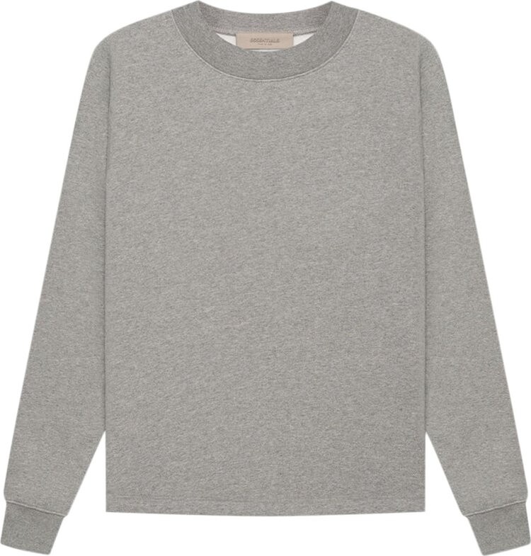 

Толстовка Fear of God Essentials Relaxed Crewneck 'Dark Oatmeal', серый