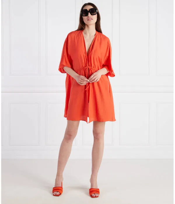 Женское пляжное платье-накидка Relaxed Fit Tommy Hilfiger, Arancione — фото 2
