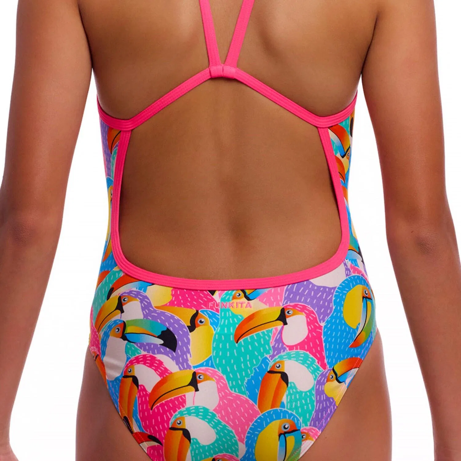 Детский купальник для девочек с открытой спиной Tou By Tou Funkita, Bunt — фото 3