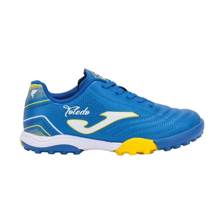 Детские бутсы для футзала Toledo Jr Joma, Темно-синий/Оранжевый