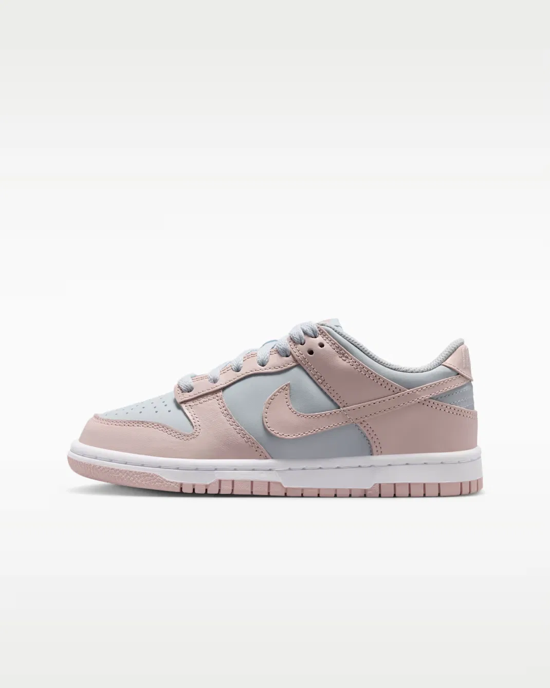 Кроссовки для детей постарше Nike Dunk Low, Aura/White/Silt Red