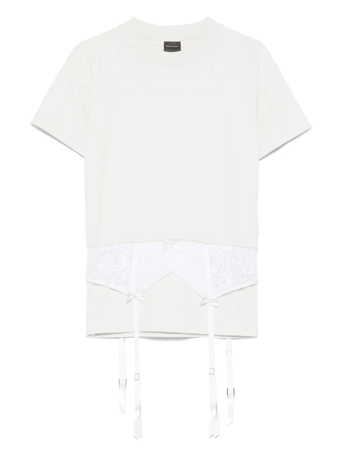 Футболка 'Lingerie' от Balenciaga, светло-серый