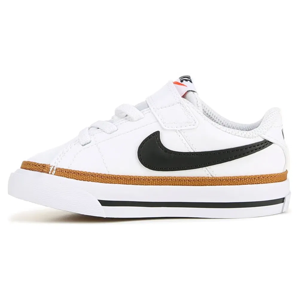 Детские низкие кроссовки Court Legacy для малышей Nike, White/Black/Tan — фото 3