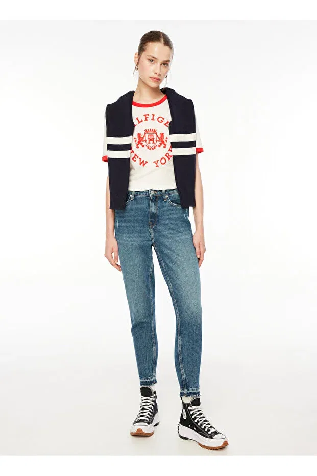 Женские джинсы скинни с высокой посадкой Tommy Hilfiger, Indigo
