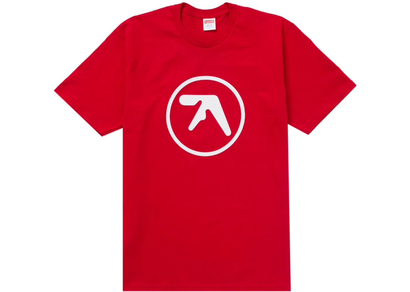 Мужская футболка с принтом Supreme Aphex Twin Ambient Works Tee, Red