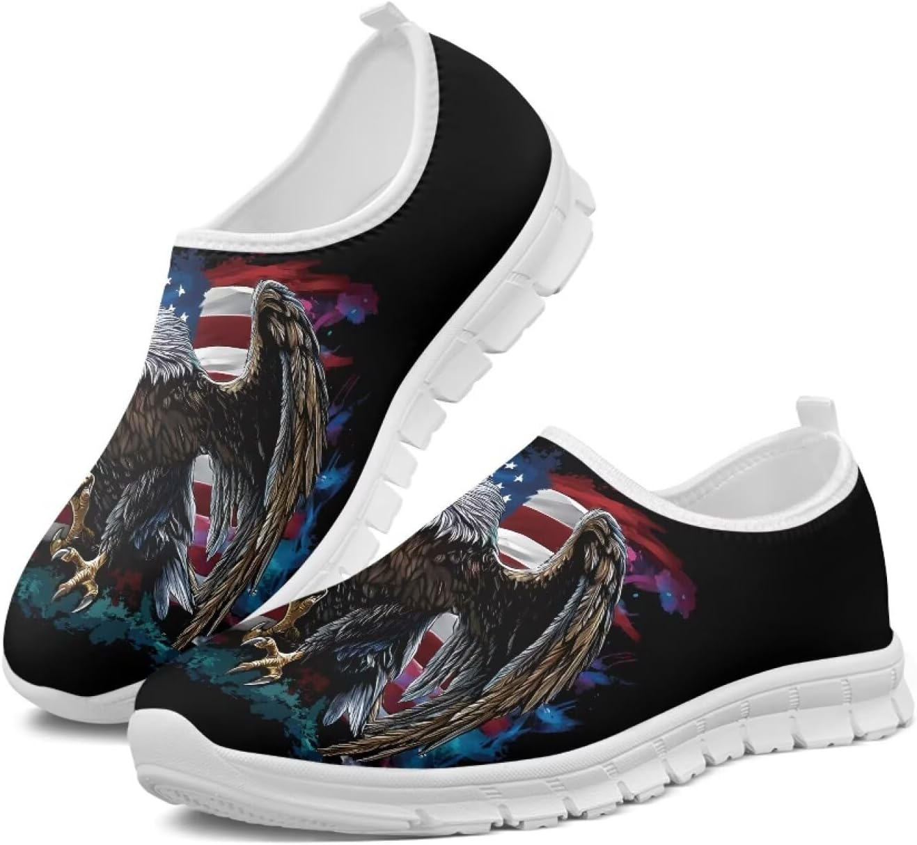 

Мужские беговые кроссовки Легкие дышащие прогулочные кроссовки EVA Модные противоскользящие спортивные кроссовки для фитнеса Размер 5-14 Белая подошва Ocxbuir