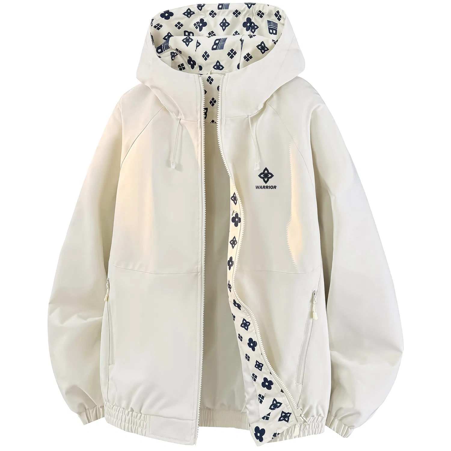 Детское худи с капюшоном, осенняя хризантема желтая, Unisex Hooded Moderate Workwear, WARRIOR — фото 3