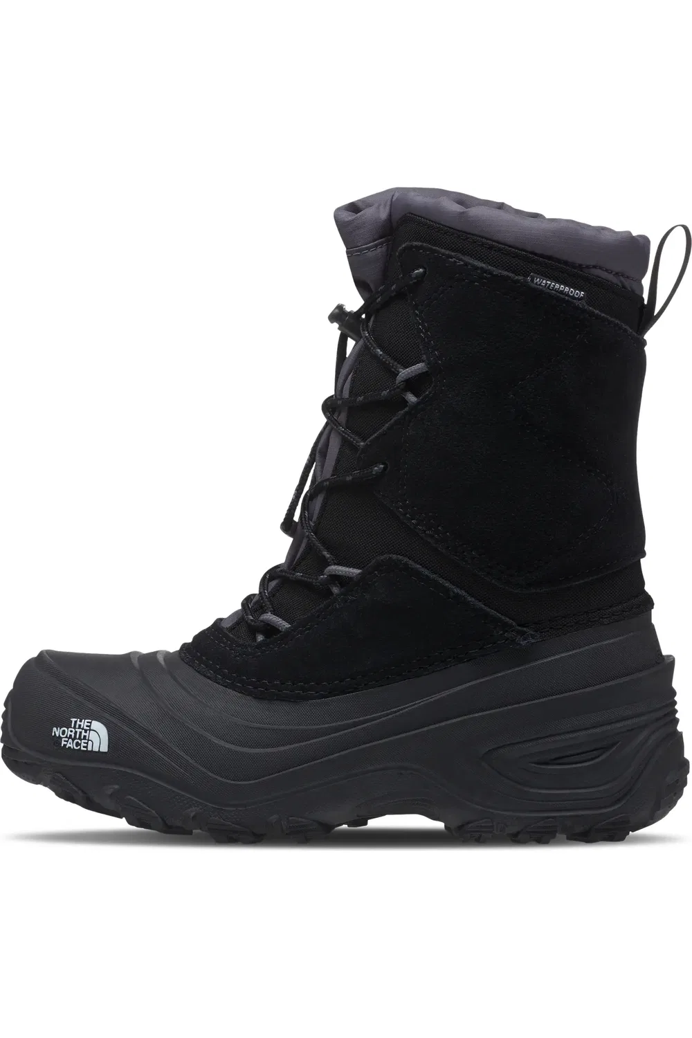 Детские ботинки водонепроницаемые Alpenglow V The North Face, Black/Vanadis Grey
