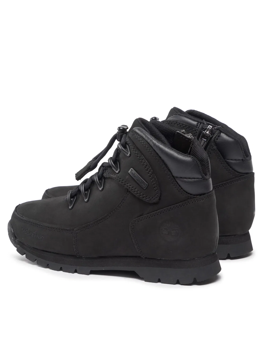 Ботильоны на шнуровке для мальчика Euro Rock Timberland, черный — фото 3