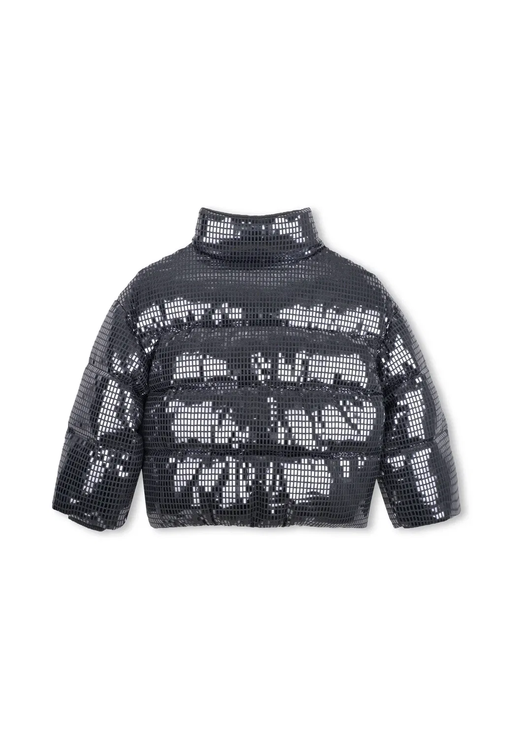 Пуховая куртка для девочки - зимняя куртка Billieblush, Charcoal Grey — фото 3