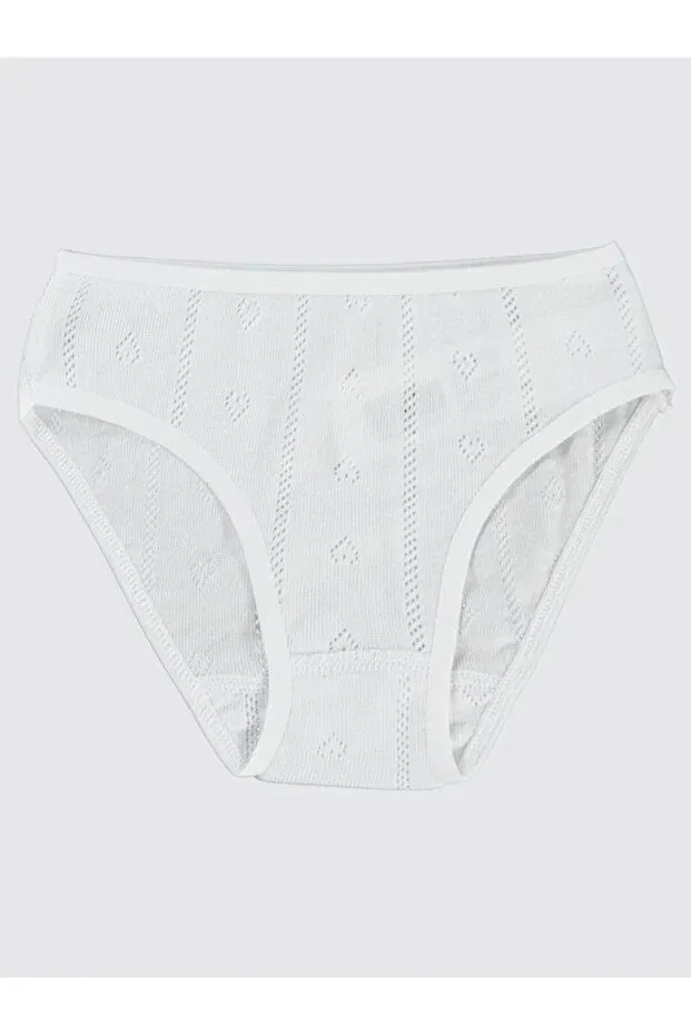 Детский комплект трусов для девочек с принтом Civil Girls, White-Lilac — фото 2