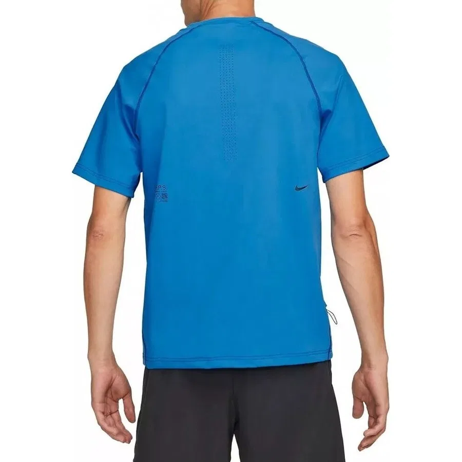 Футболка спортивная с коротким рукавом Nike Dri-Fit Adv A.P.S. Fitness Training Short-Sleeve, Синий — фото 2