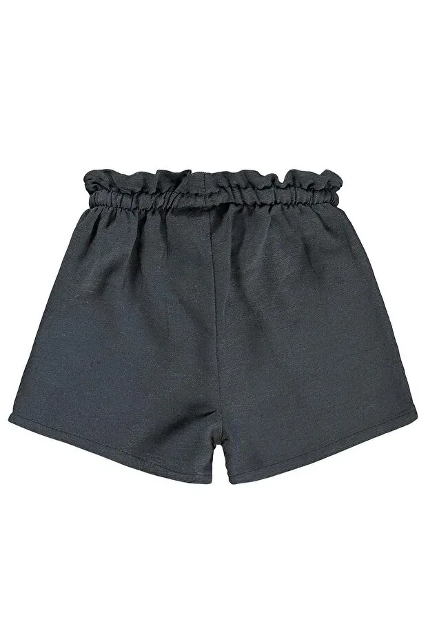 Детские шорты для девочек с эластичным поясом Civil Girls, Anthracite — фото 2