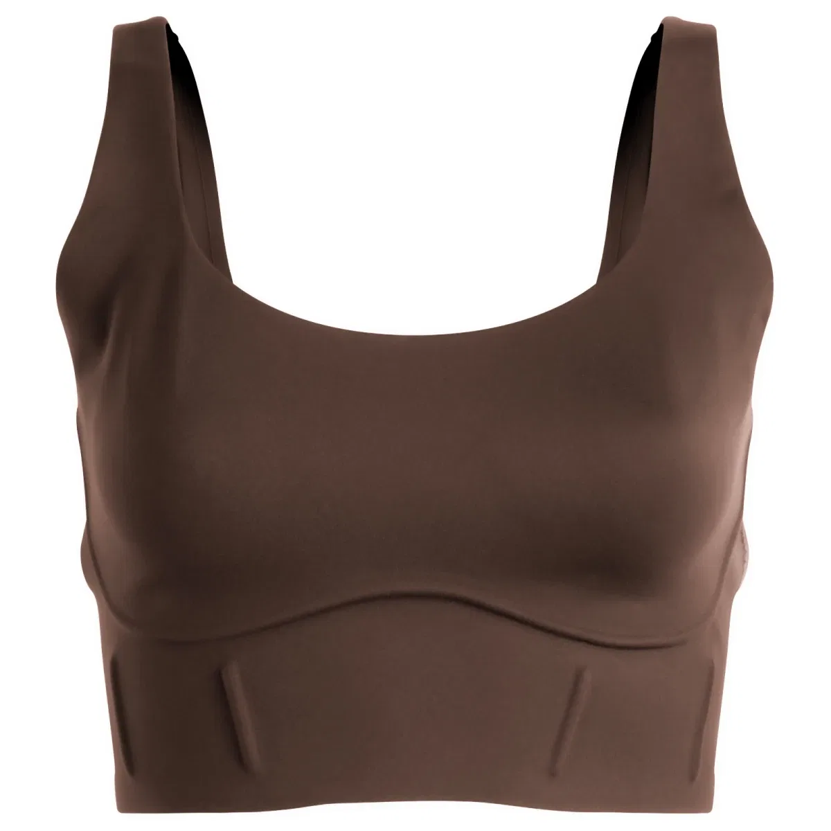 Бюстгальтер длинный корсетного кроя X Skims Matte Corset Longline Bra Nike, Dark Sepia
