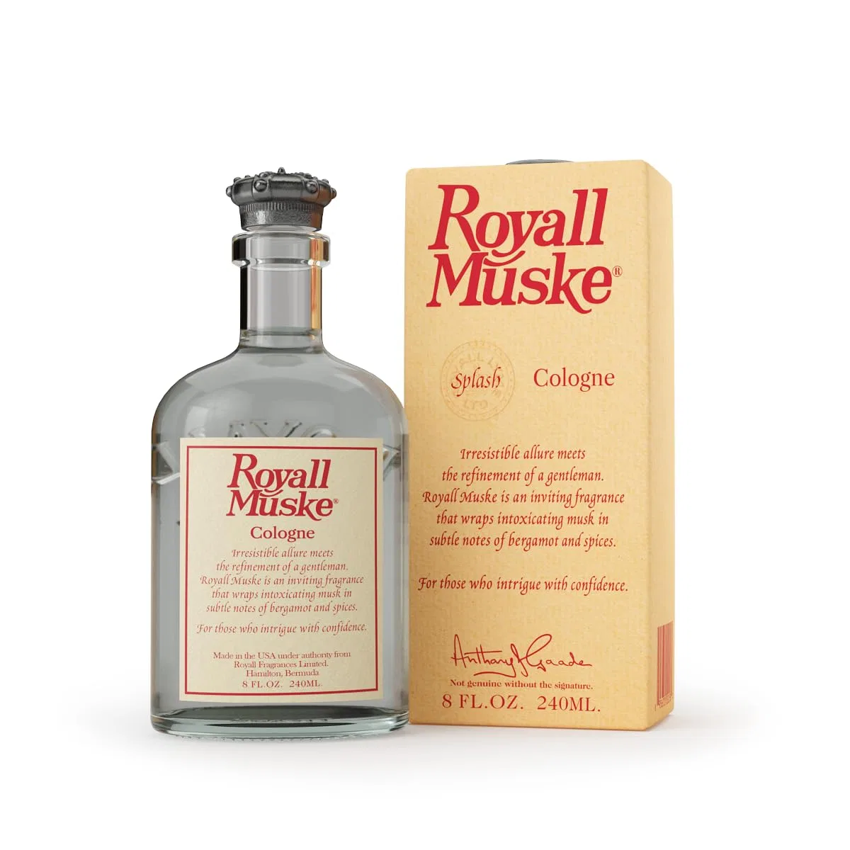 Лосьон для тела After Shave Body Cologne, ROYALL LYME, 240 мл, Musk