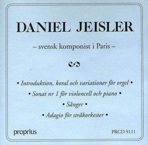 

CD диск Jeisler / French: Swedish Composer in Paris
