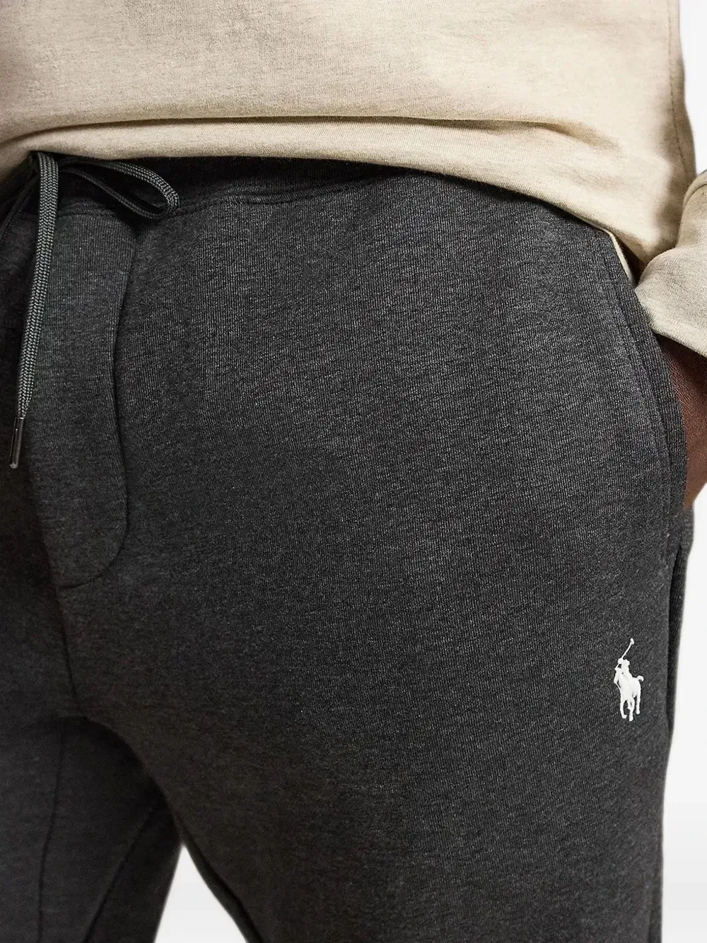 Джоггеры из двойного трикотажа POLO RALPH LAUREN, серый — фото 4