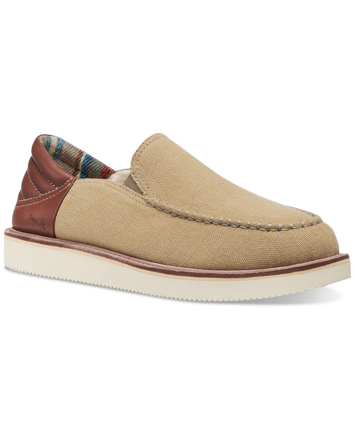 

Мужские тапочки cozy vibe low sm со складным каблуком Sanuk, хаки
