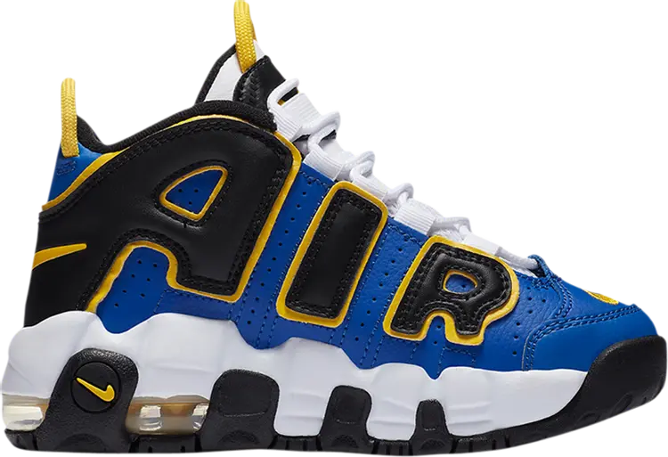 Кроссовки Nike Air More Uptempo PS 'Peace, Love, and Basketball', синий — фото 2