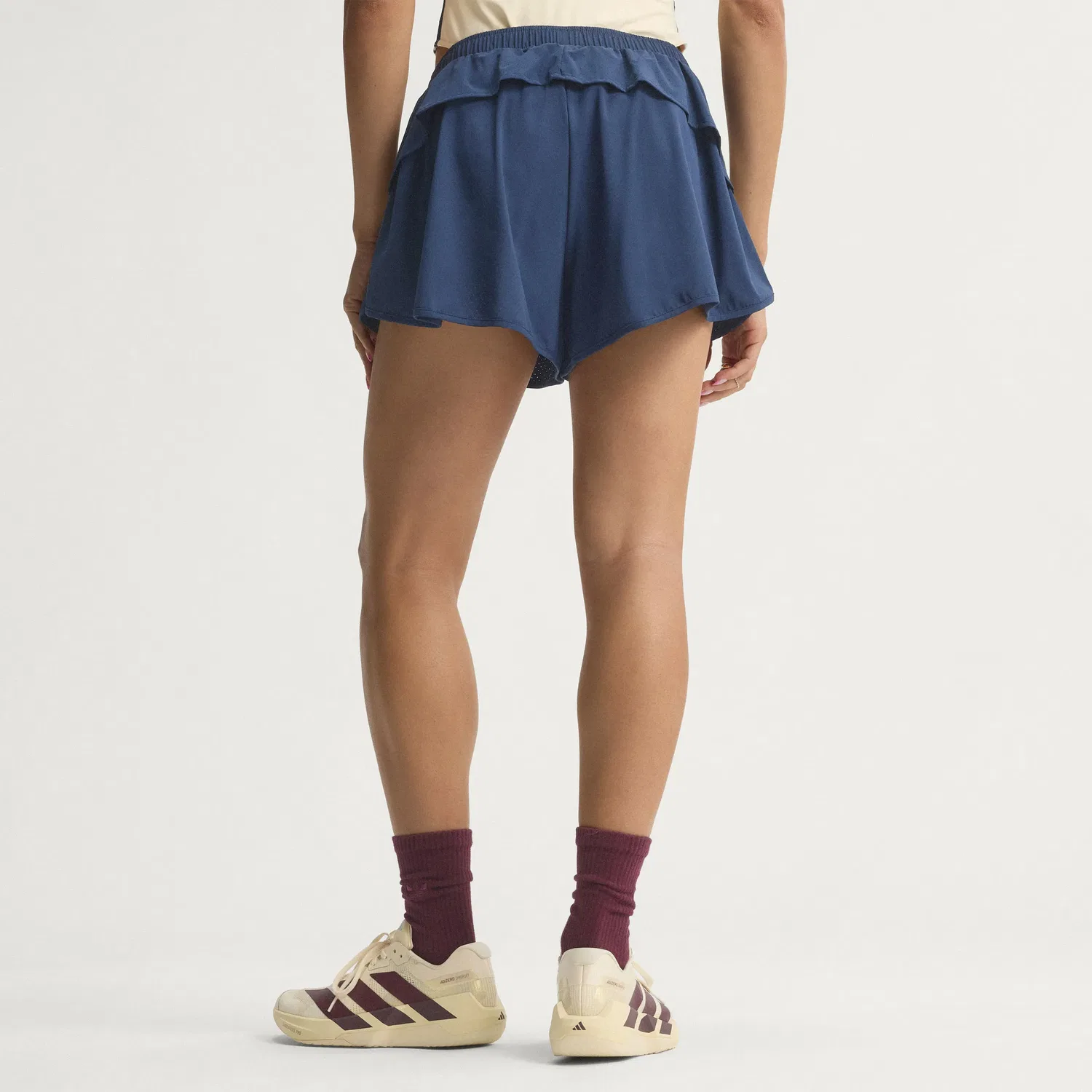 Женские спортивные шорты с умеренной посадкой Dark Indigo Adidas Originals, Dark Indigo — фото 4