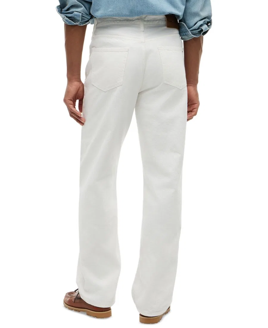 Джинсы прямого кроя River Relaxed-Fit Tommy Hilfiger, White — фото 4