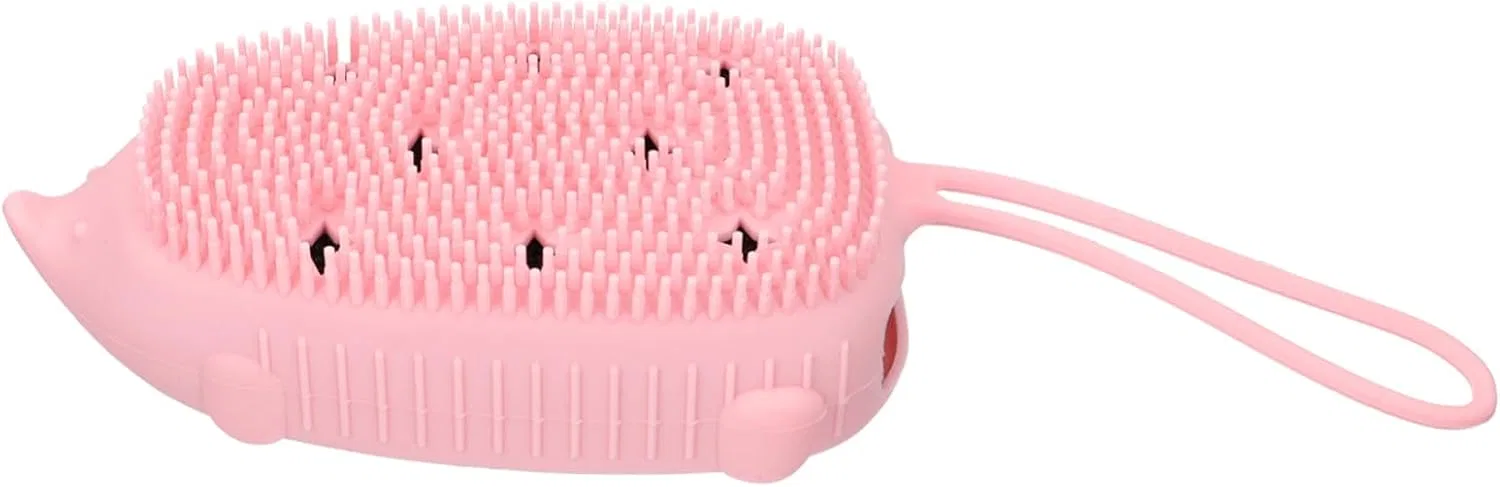 Щетка для тела, Silicone, DOITOOL, 14x8.5x4.5 см, Pink