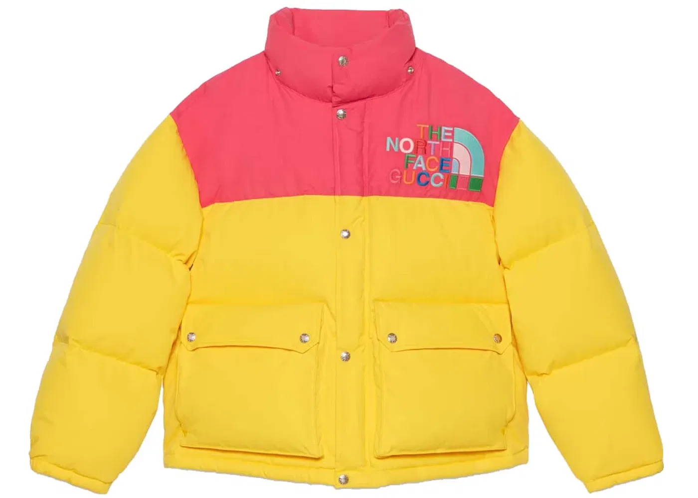 Женская куртка с принтом Jacket Gucci, Yellow/Multicolor — фото 2