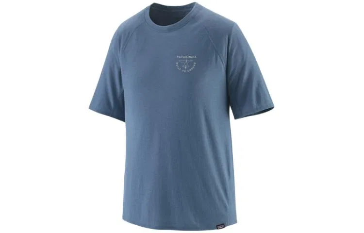 Мужская футболка с графическим принтом Capilene Cool Trail Graphic Shirt Patagonia, Nouveau Green — фото 3