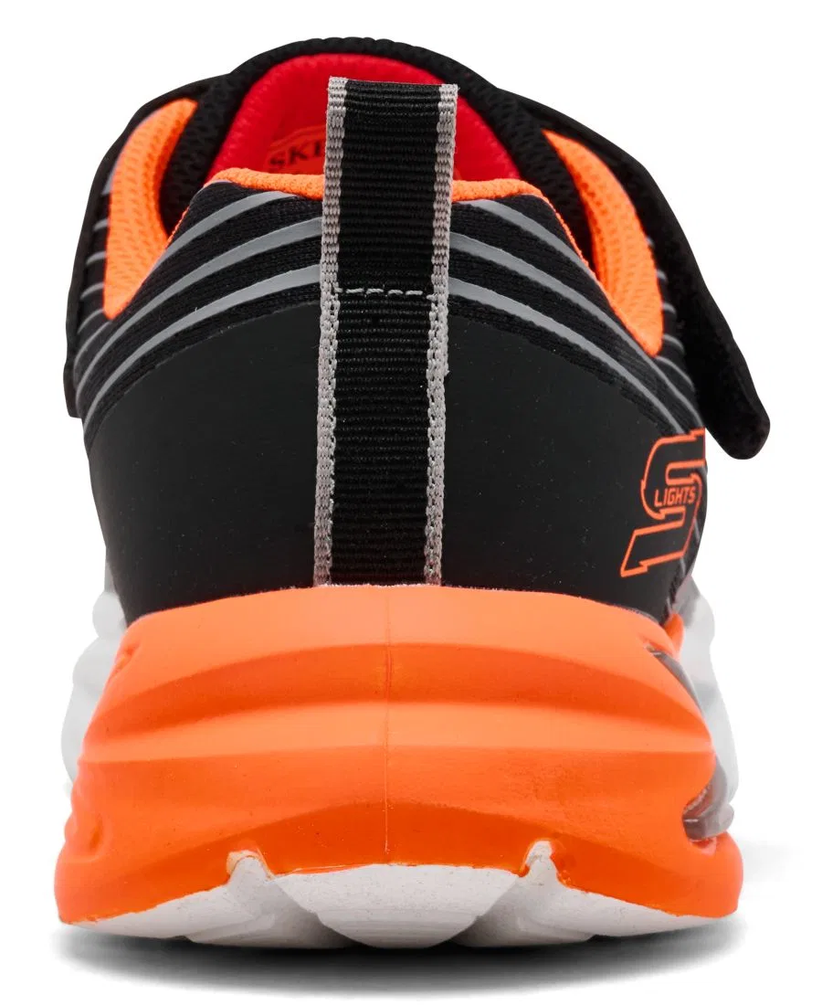 Кроссовки детские с подсветкой Flex-Glow Ultra Prism-Pacer Skechers, Black Lime — фото 4
