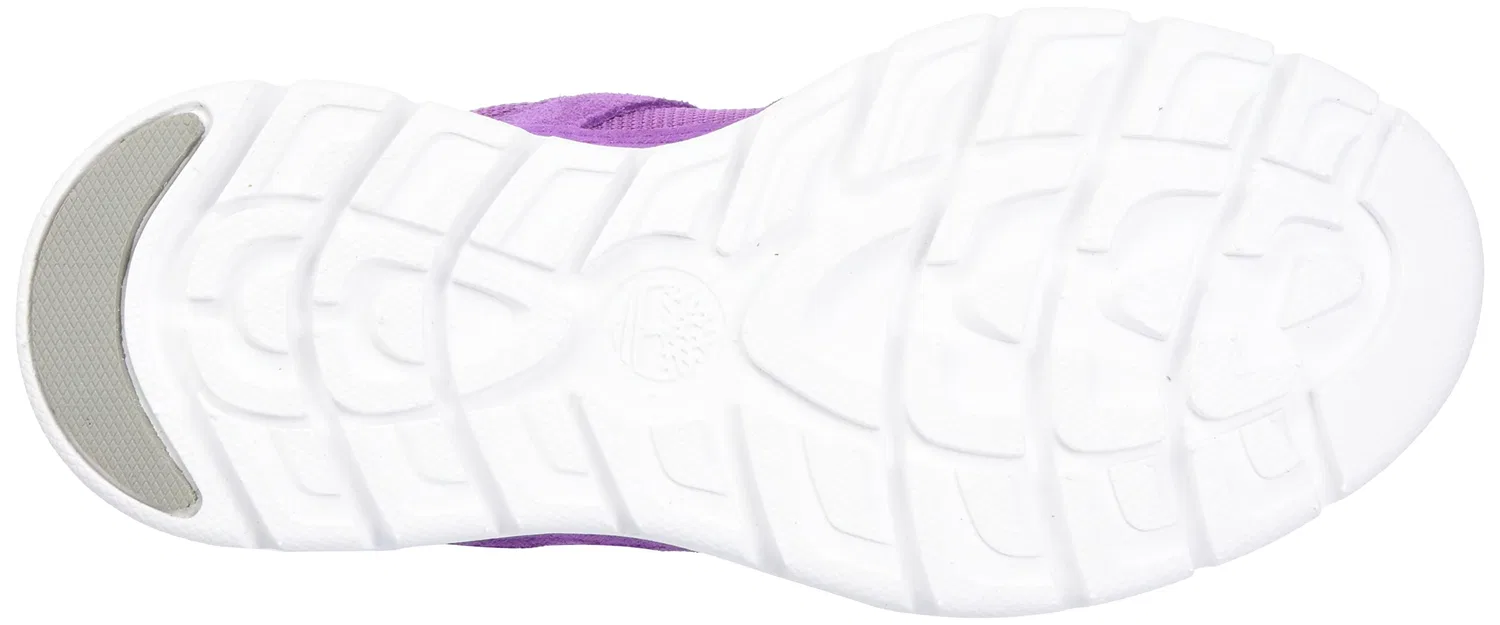 Детские кроссовки для мальчиков на шнурках Boroughs Project Sneaker (Youth) Timberland, Purple Medium Purple Suede — фото 4