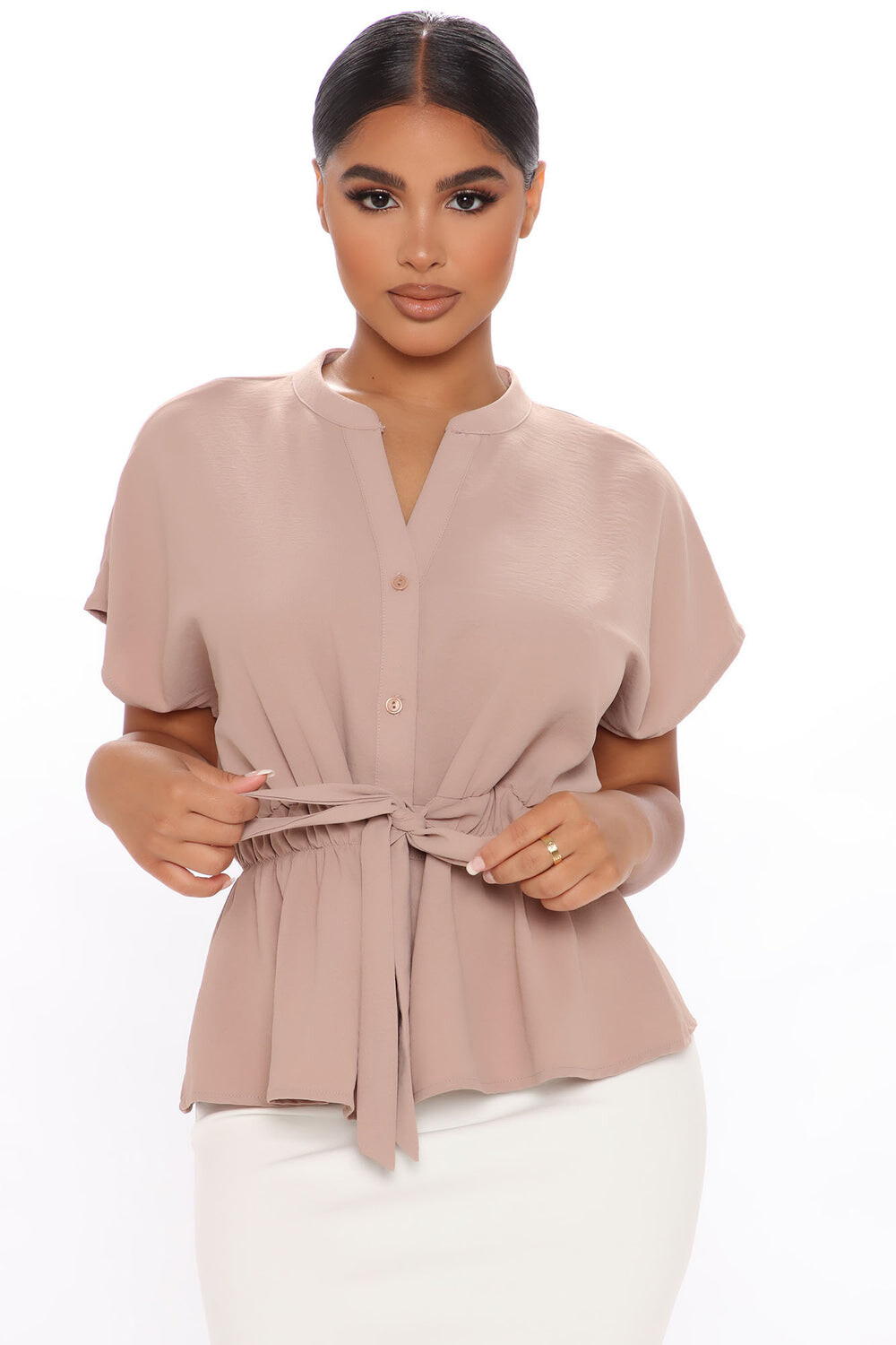 

Блузка Fashion Nova TT1168, мокко