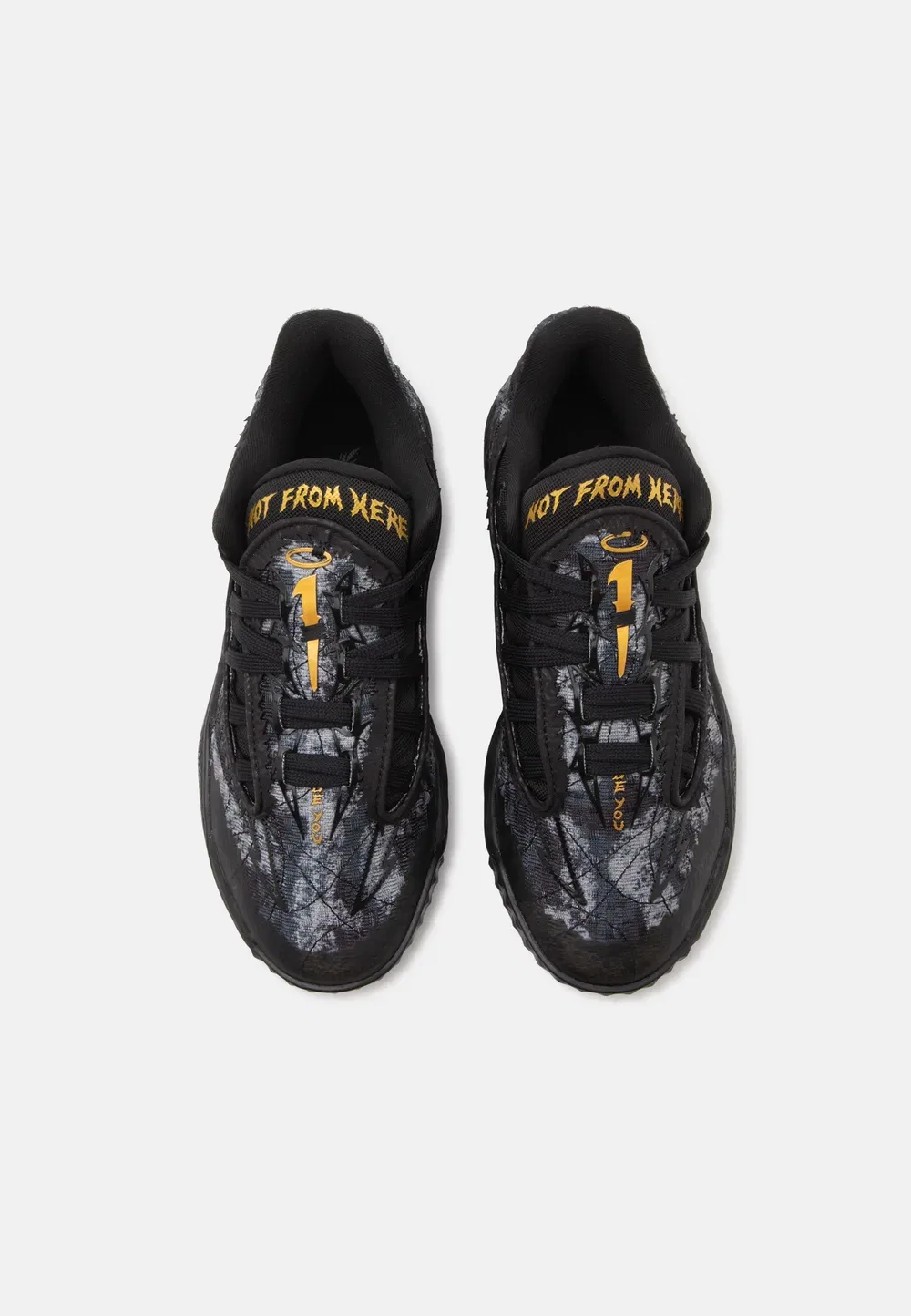 Mb05 lo team jr унисекс - баскетбольные кроссовки Puma, Black/Moody Gray — фото 4