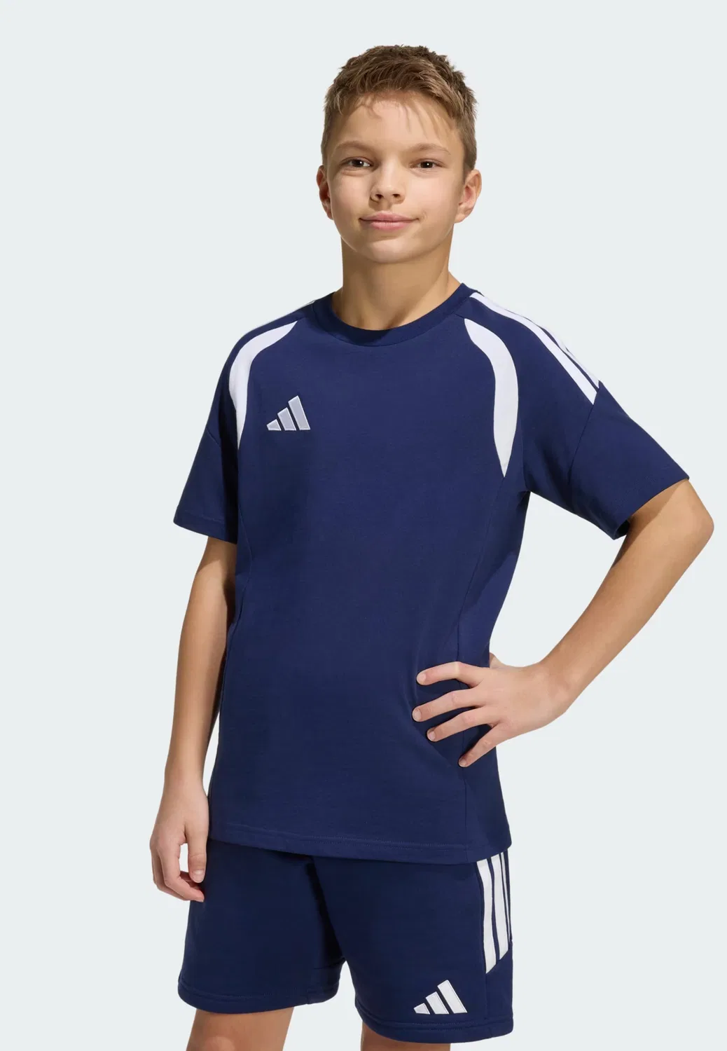 Футболка Adidas Performance Shirt Tiro26 League темно-синего цвета — фото 2