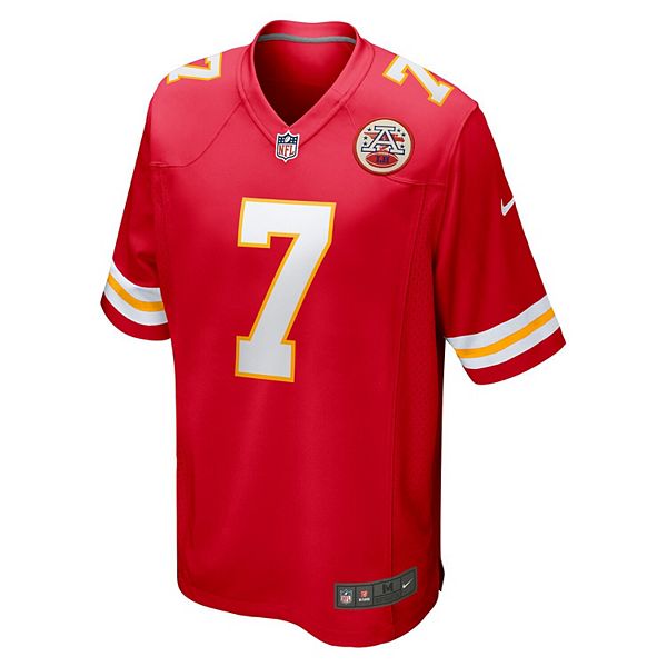 Мужская игровая футболка Harrison Butker Kansas City Chiefs красная Nike — фото 3