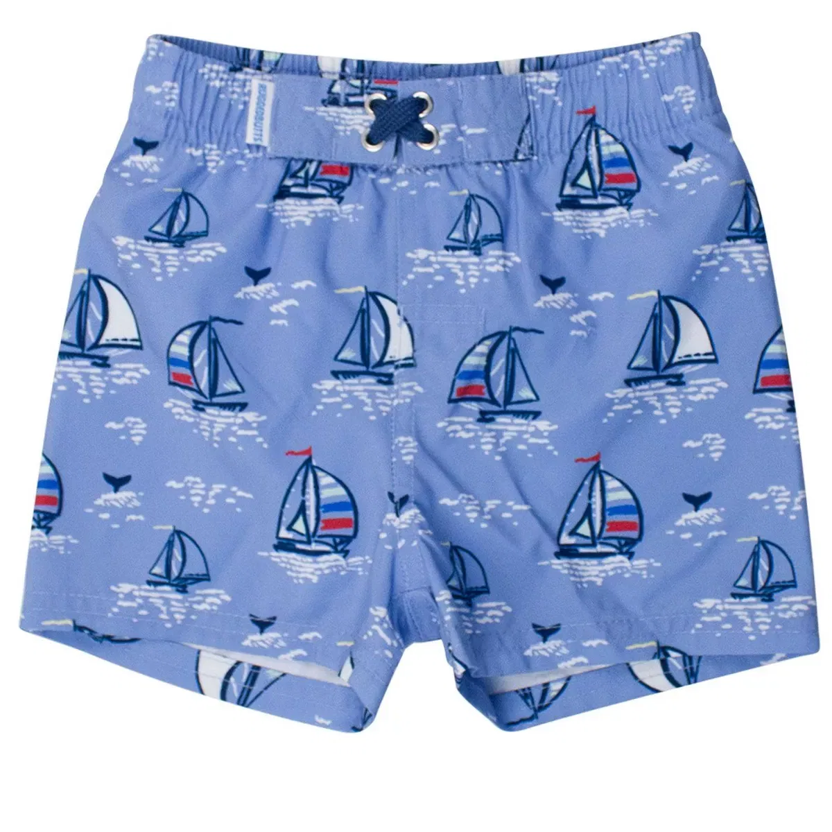 Детские плавки для мальчиков с защитой UPF 50+ RuggedButts, Blue Seas The Day
