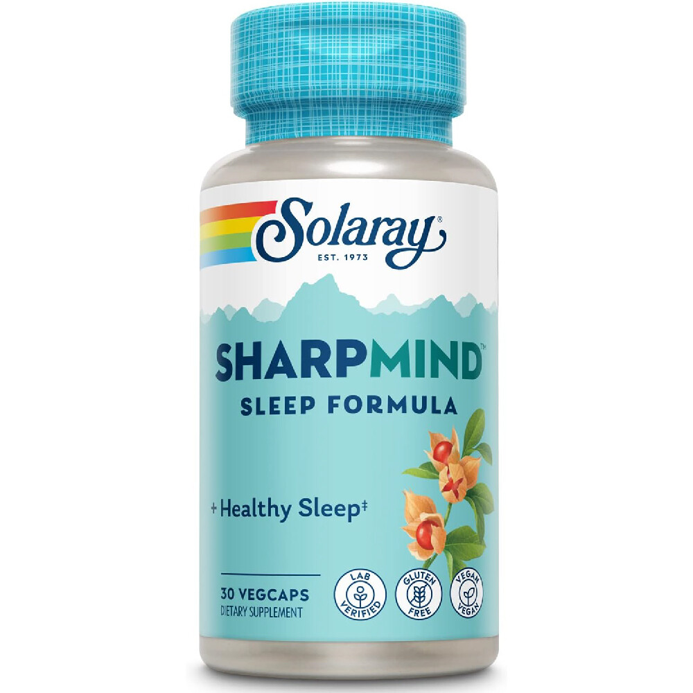 

Мелатонин Solaray SharpMind Sleep 3 мг, 30 капсул