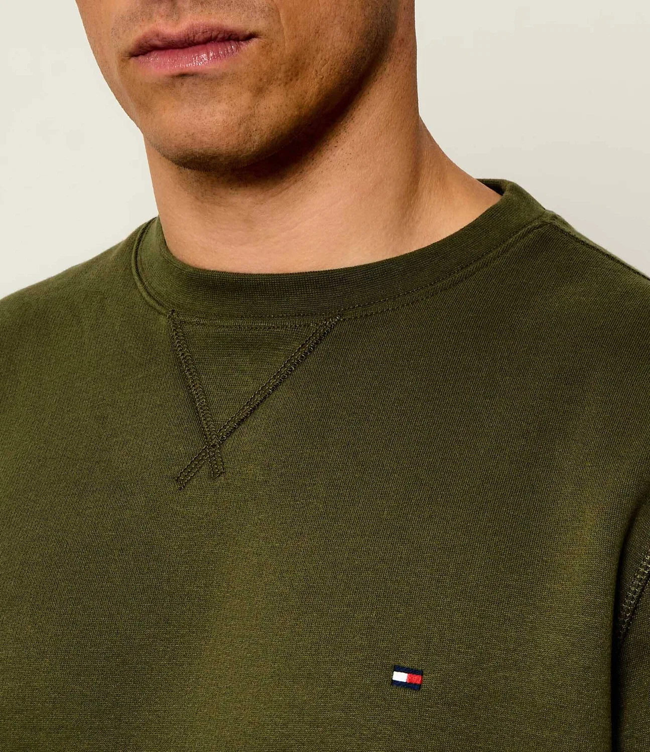 Толстовка Regular Fit Tommy Hilfiger, Verde Oliva — фото 4