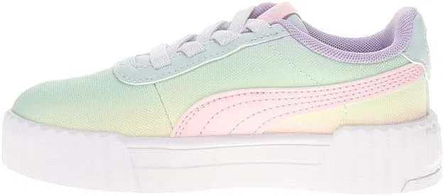 Детские кроссовки для девочек с принтом Sweet Treat PUMA, Green — фото 3