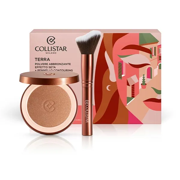 

Бронзирующая пудра ESTUCHE TERRA ABRONZANTE 09+ KABUKI BRU Collistar, 1 UD