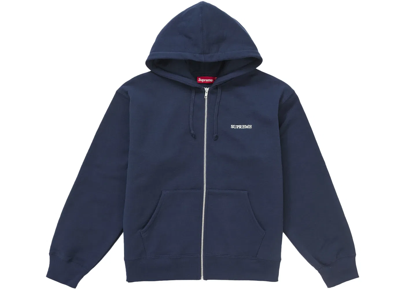 Мужская худи на молнии IDGAF Supreme, Navy