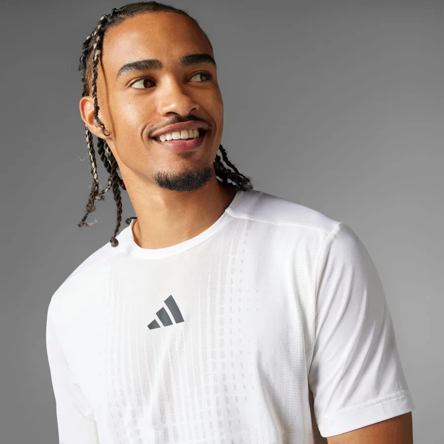 Футболка с принтом Airchill Tee adidas, Белый — фото 3