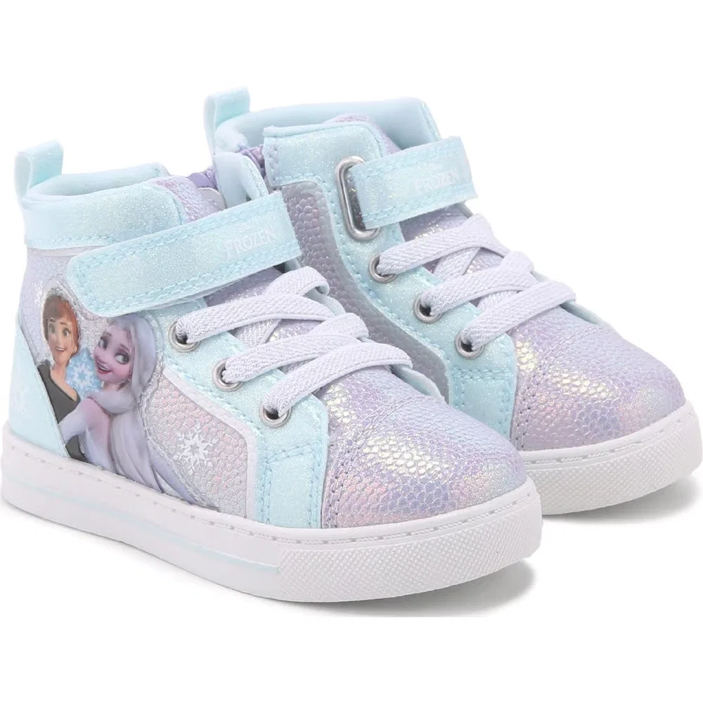 Детские кроссовки с подсветкой Frozen, Purple/Silver