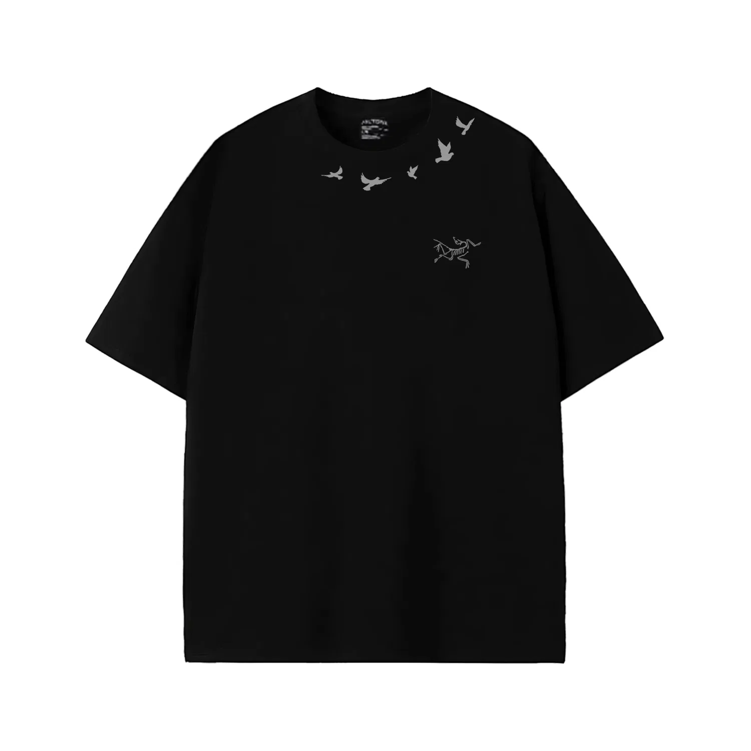 Футболка унисекс с принтом KRAGG Arcteryx, Black